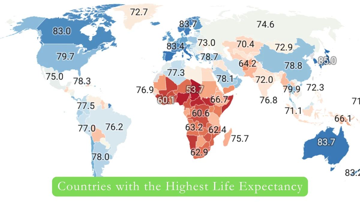 Countries with the Highest Life Expectancy 1 Countries with the Highest Life Expectancy