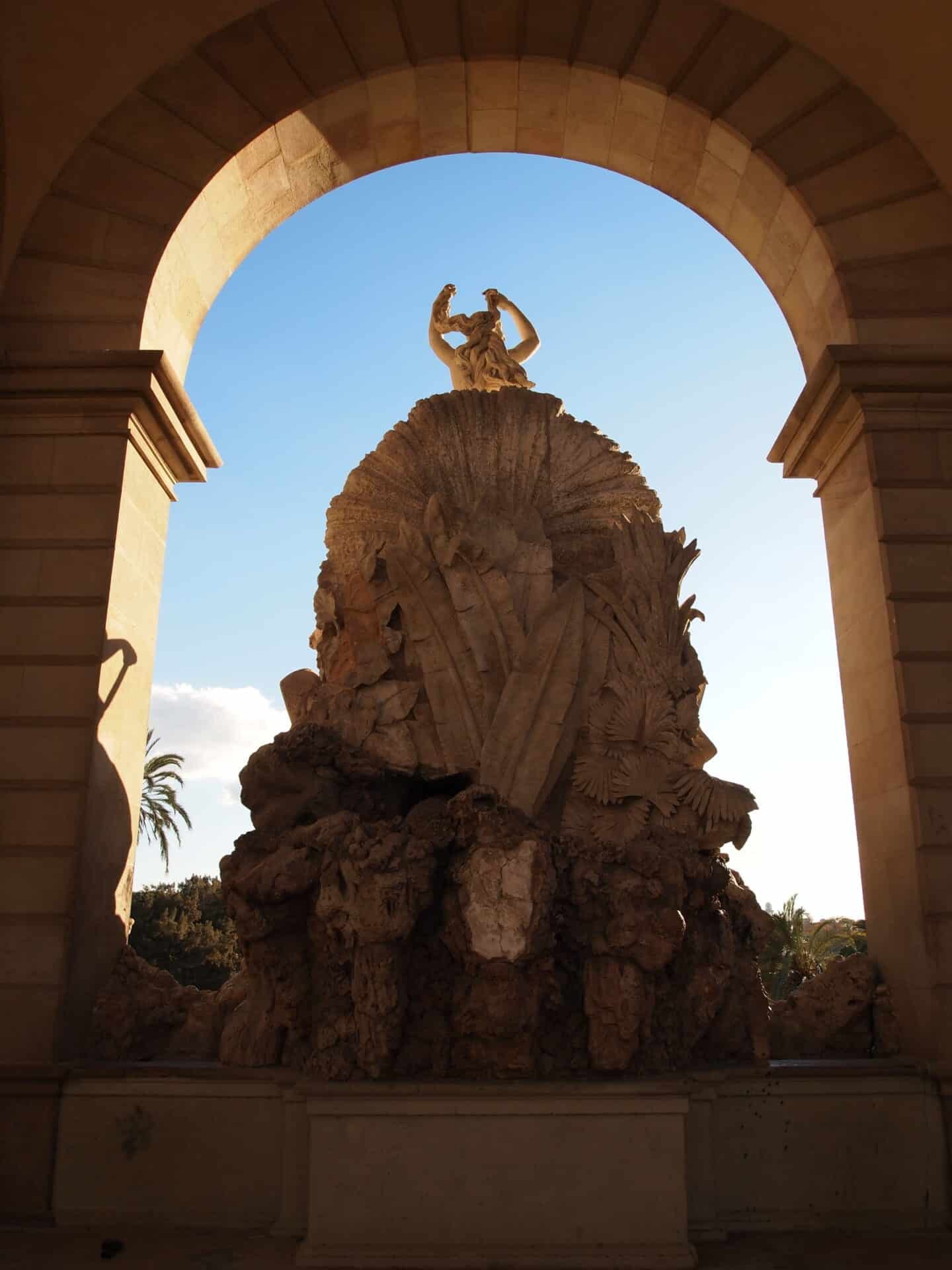 Catarata del Parc de la Ciutadella