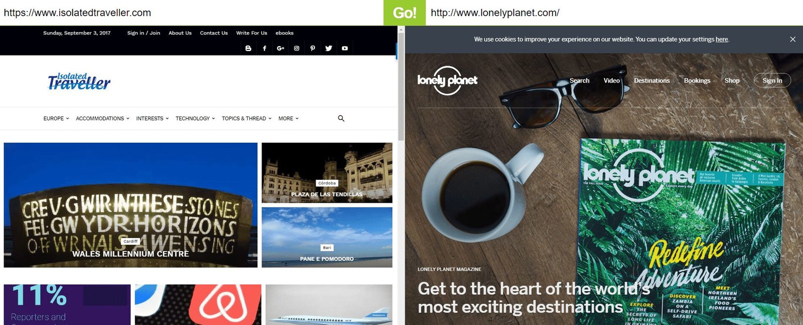 Compare Websites Loading Speed 6 Duoload compare websites