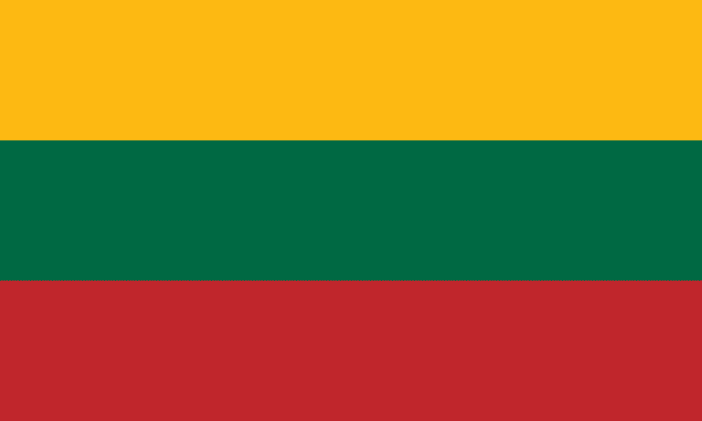 List of All Countries in Europe 15 Flag of Lithuania