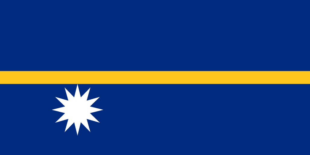 List of countries in Australia and Oceania Continent 6 Flag of Nauru