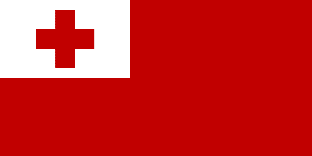 List of countries in Australia and Oceania Continent 12 Flag of Tonga