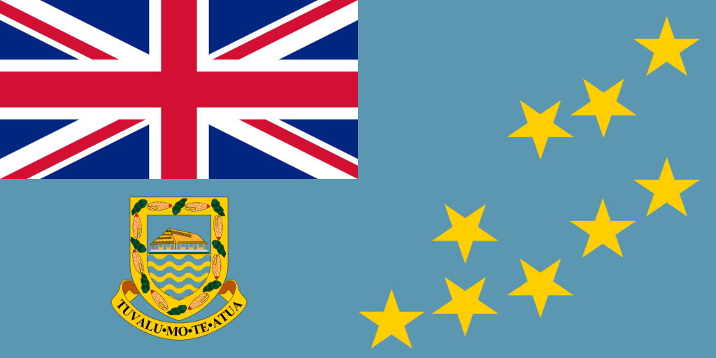 List of countries in Australia and Oceania Continent 13 Flag of Tuvalu