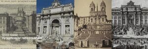 Evolution of Trevi fountain