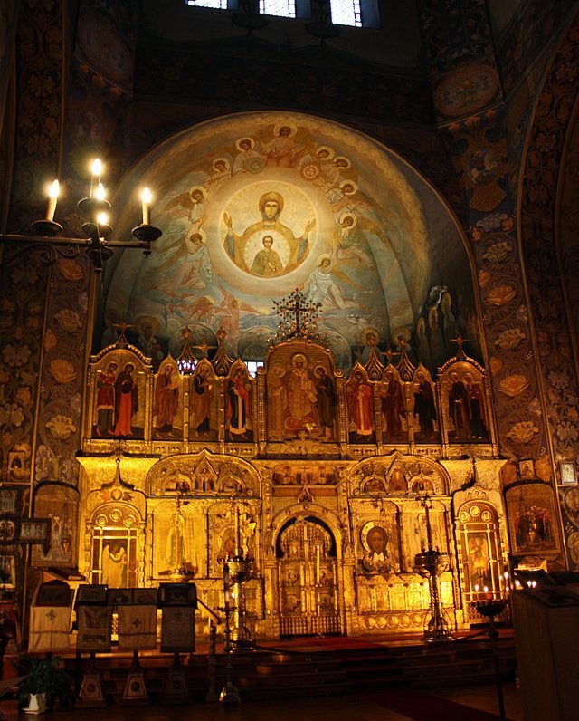 Russian Orthodox Cathedral, Nice 7 St Nicholas Orthodox Cathedral, Nice interior