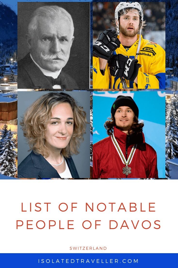 list of notable people of davos 1 Notable people of Davos
