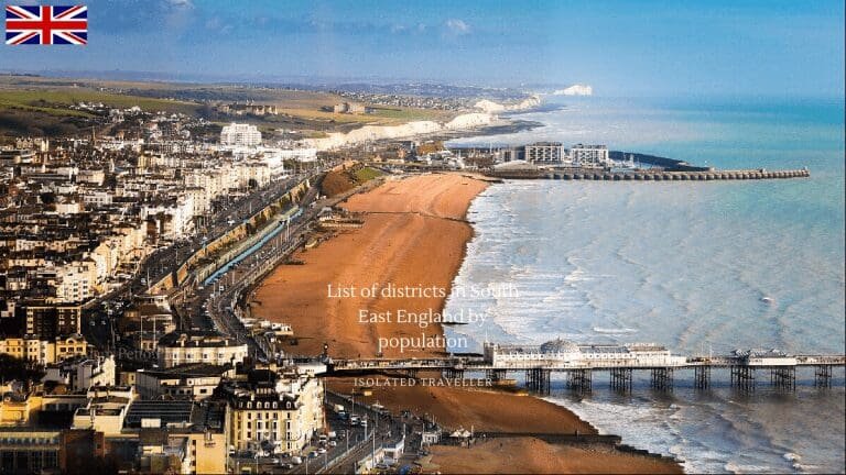 List of districts in South East England by population