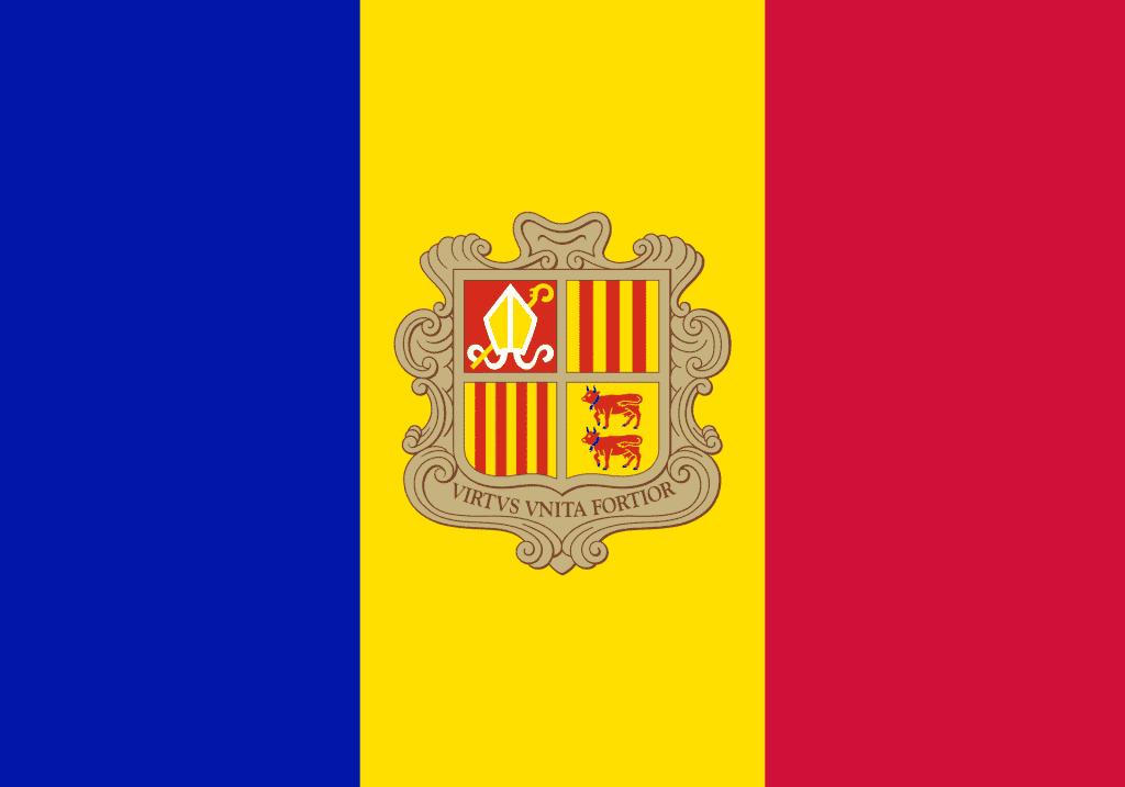 List of All Countries in Europe 23 Flag of Andorra