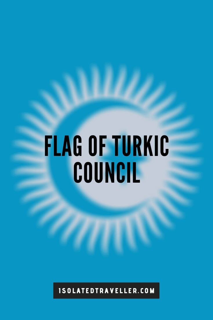 Flag of Turkic Council 12 Flag of Turkic Council