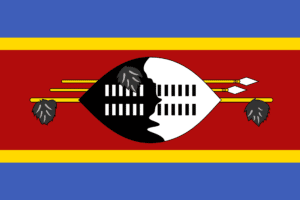 List of All Countries in Africa 53 Eswatini Flag