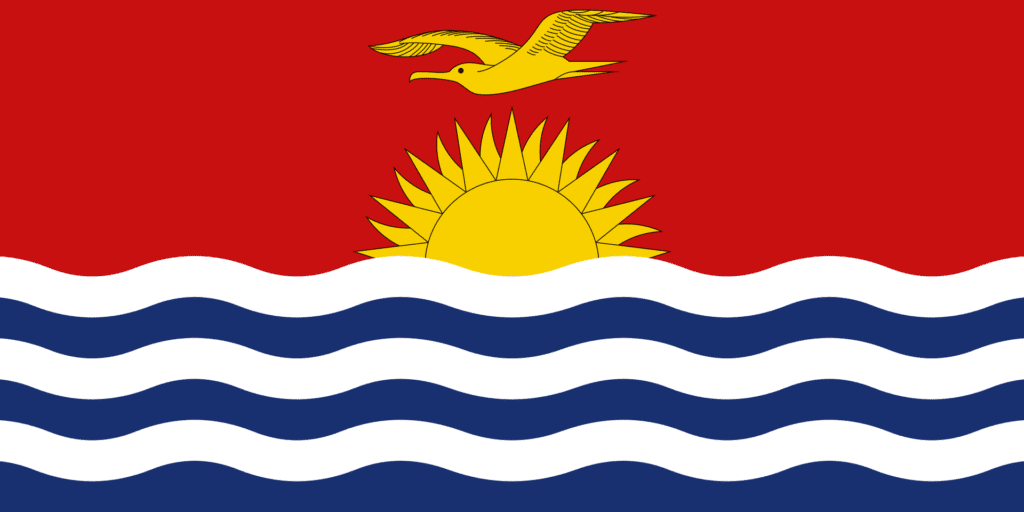 List of countries in Australia and Oceania Continent 3 Kiribati Flag