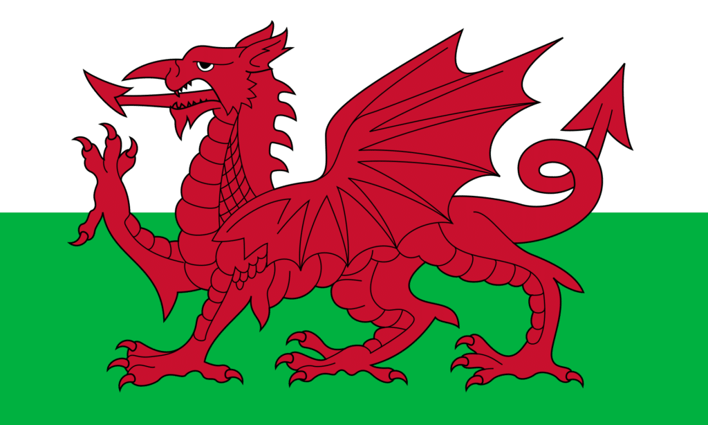 List of All Countries in Europe 60 Wales Flag