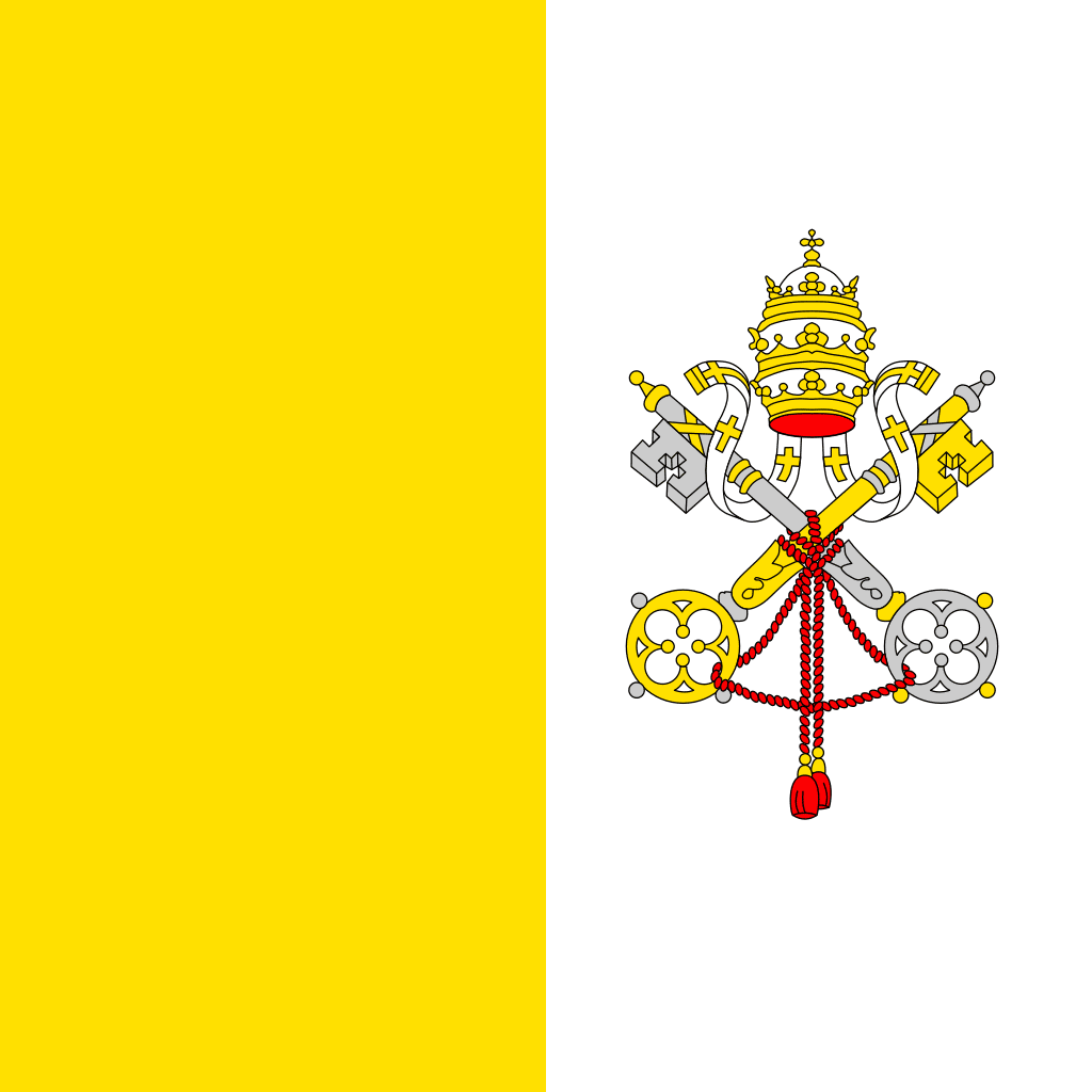 List of All Countries in Europe 56 Vatican City Flag