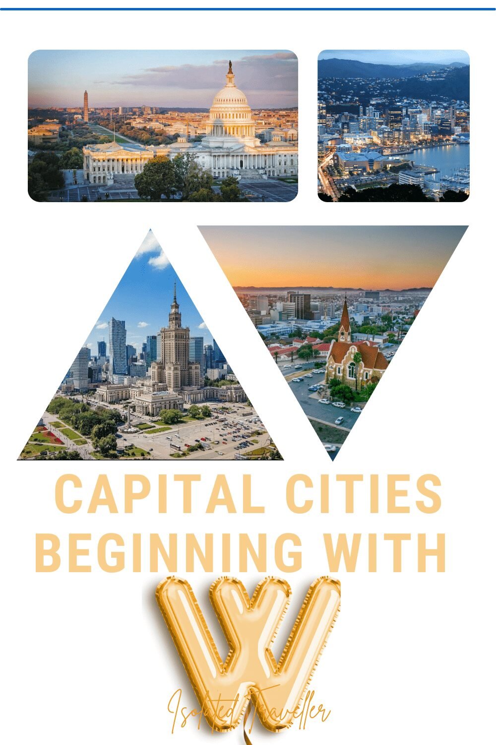 Capital Cities beginning with W 6 Capital Cities beginning with W