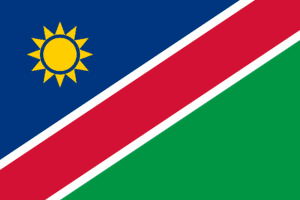 List of All Countries in Africa 41 Namibia Flag