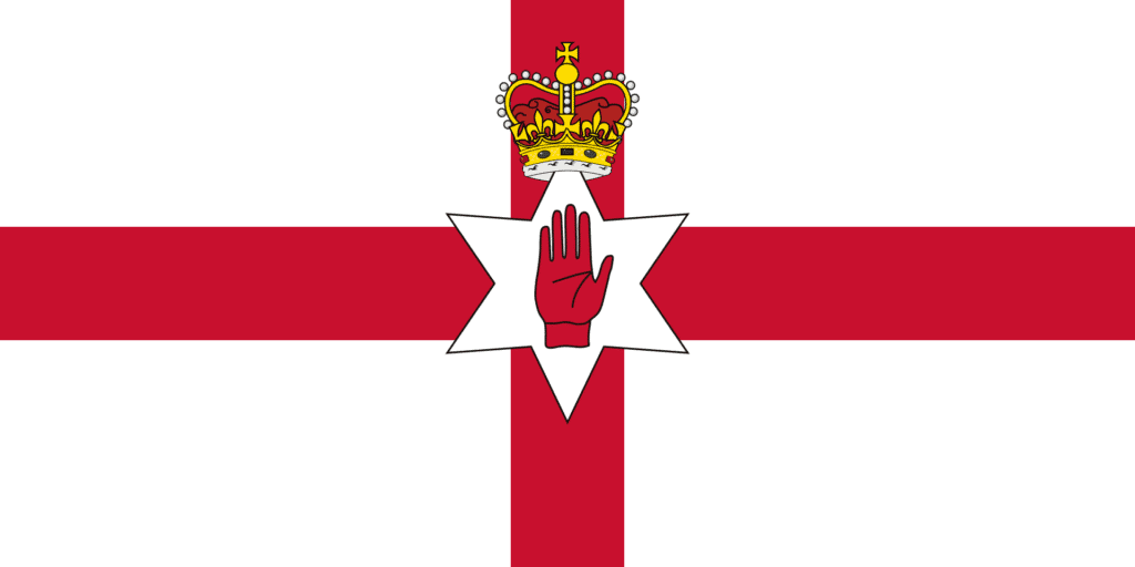 List of All Countries in Europe 58 Flag of Northern Ireland