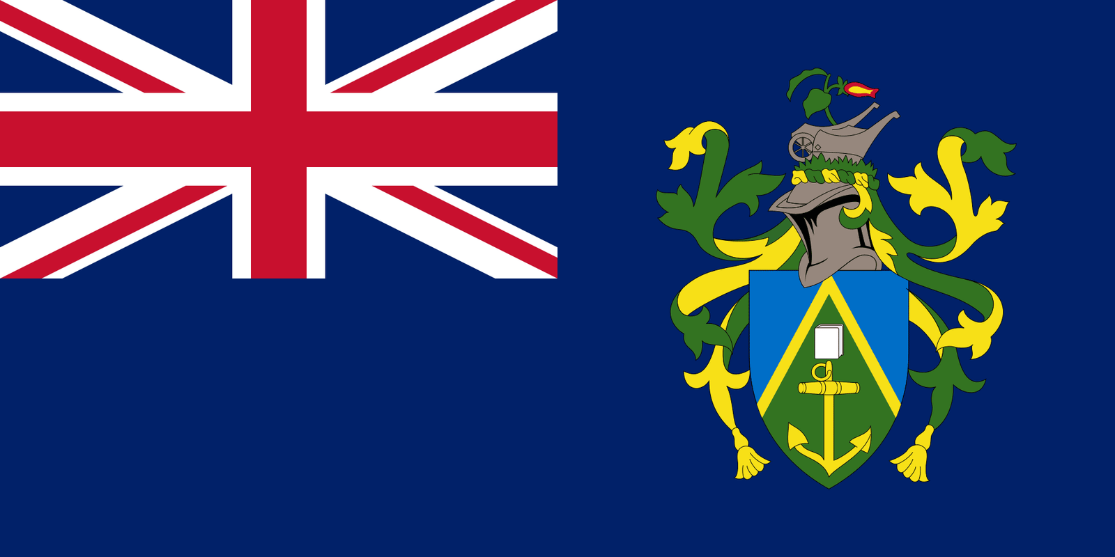 Capital Cities of Australia/Oceania 23 Pitcairn Islands Flag