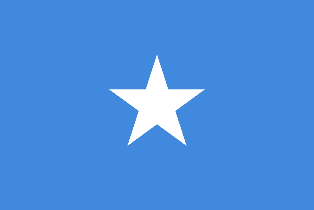 How Many Countries Are There In Africa? 3 Somalia Flag