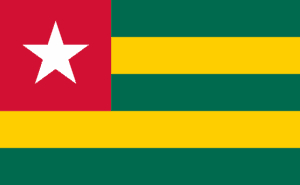 List of All Countries in Africa 55 Togo Flag