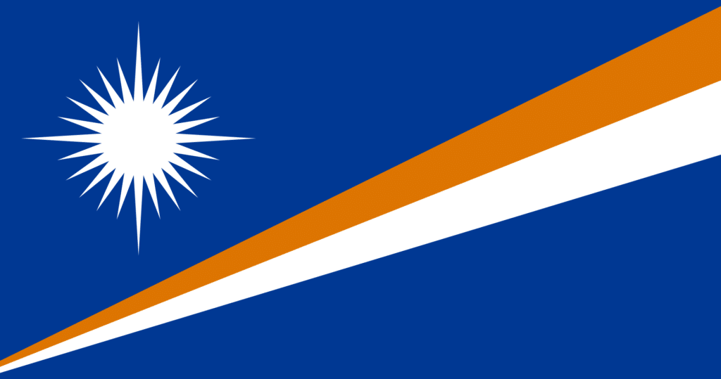 List of countries in Australia and Oceania Continent 4 Marshall Islands Flag