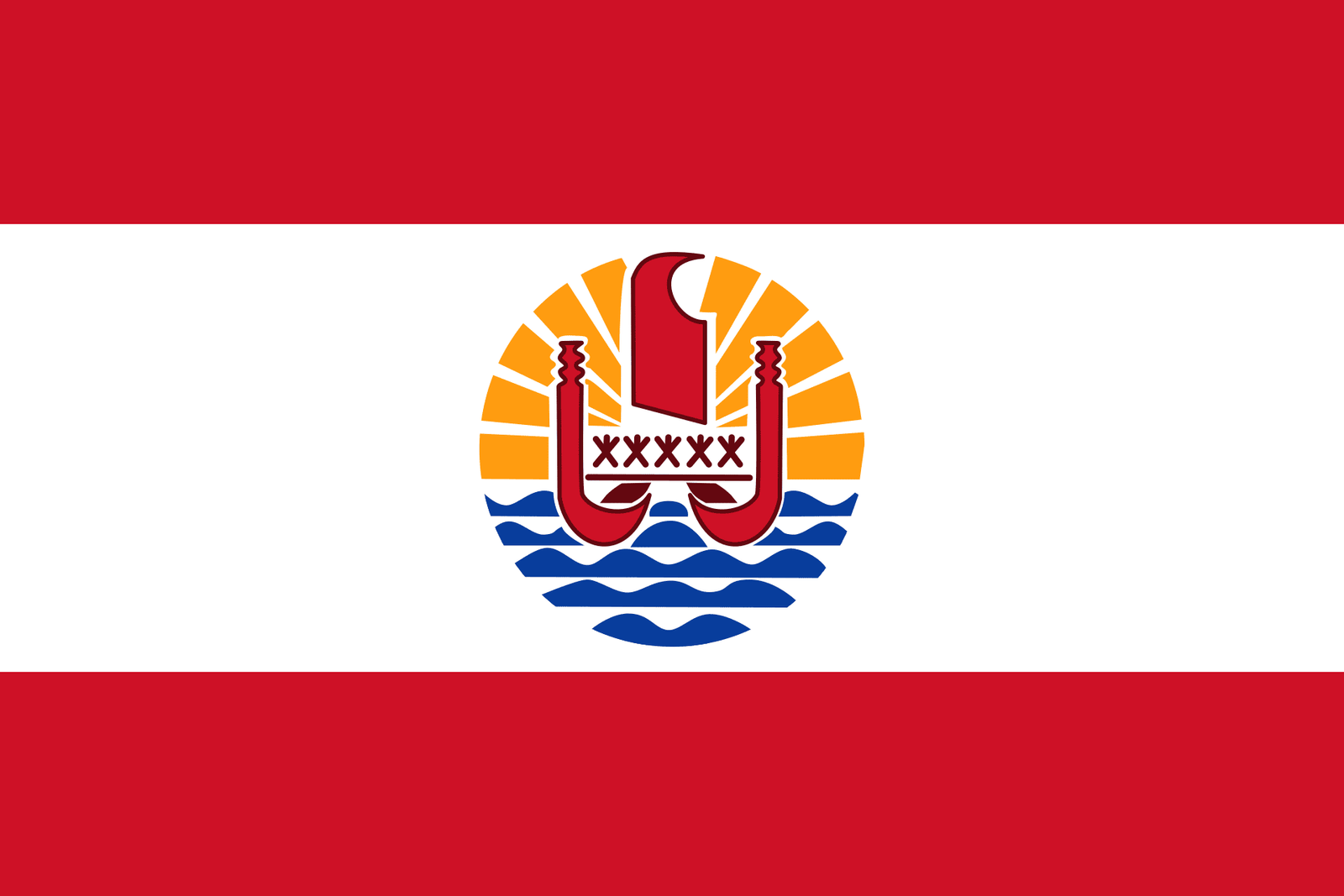 Capital Cities of Australia/Oceania 10 flag of French Polynesia