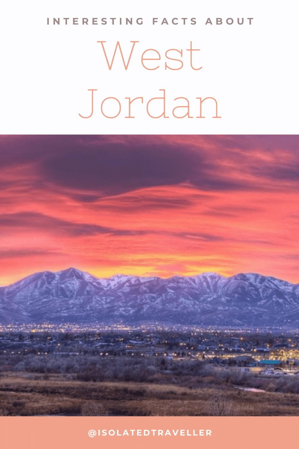 Facts About West Jordan