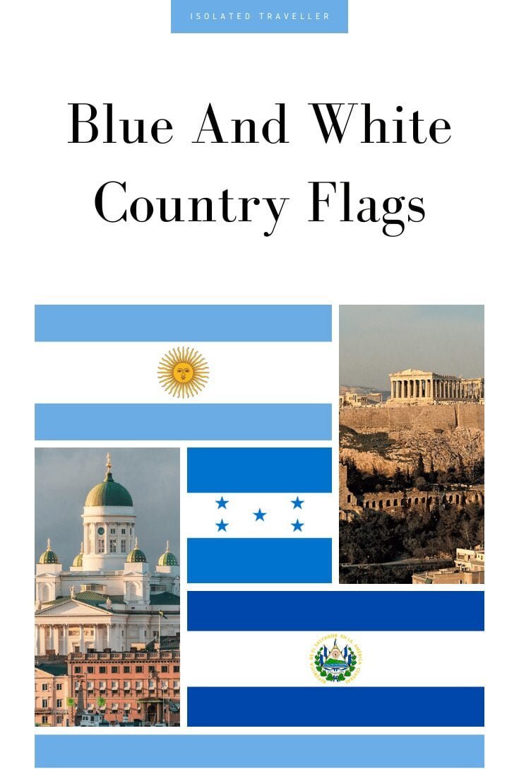 Blue And White Country Flags 15 Blue And White Country Flags