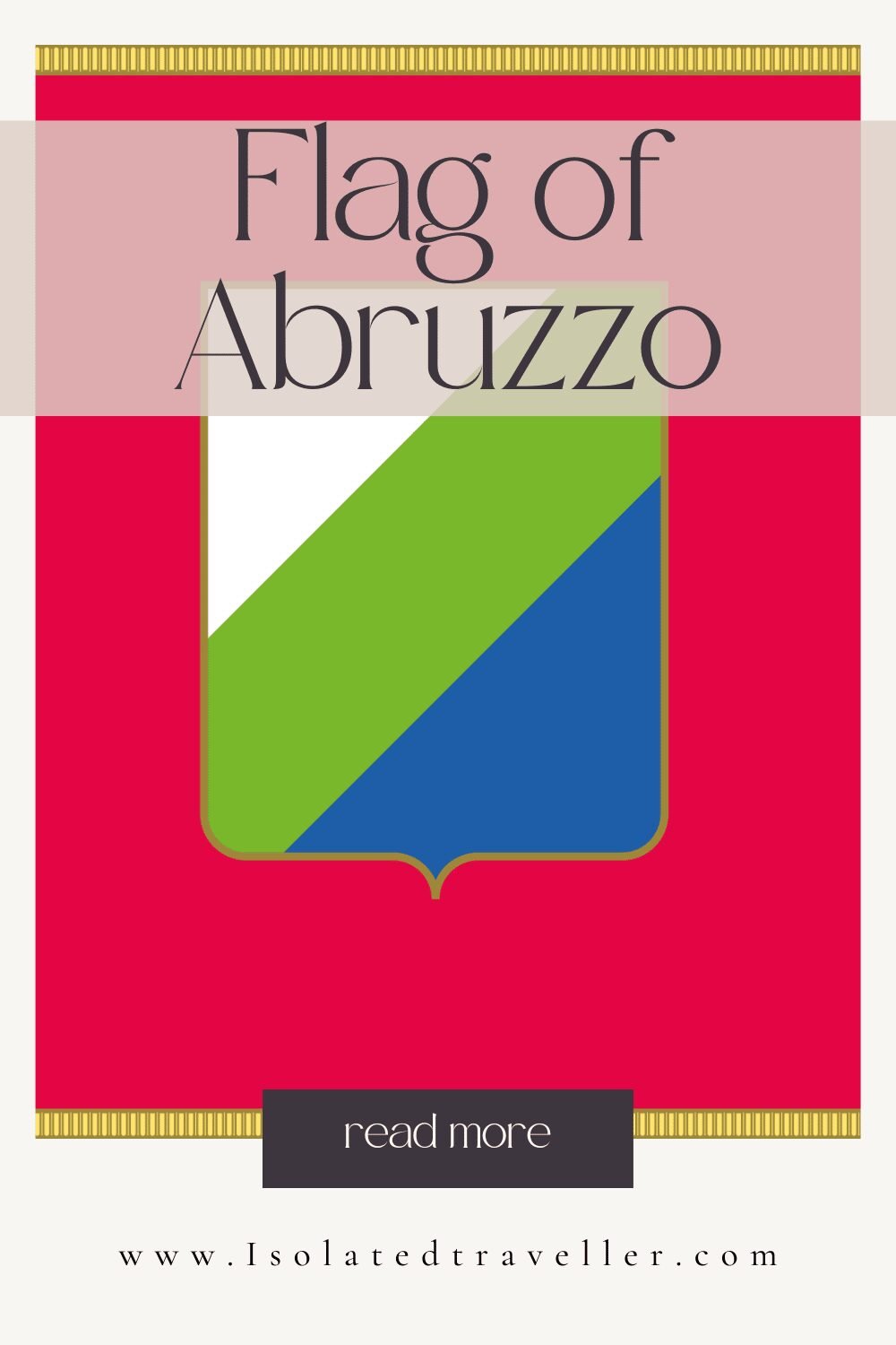 Flag of Abruzzo, Italy