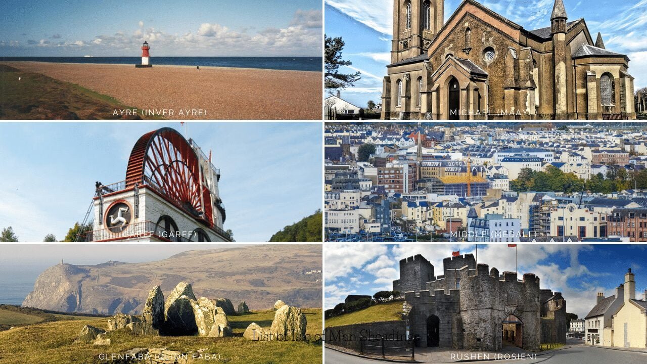 List of Sheadings of the Isle of Man