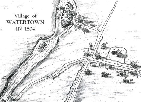 Watertown, South Dakota 7 Watertown village map, 1804