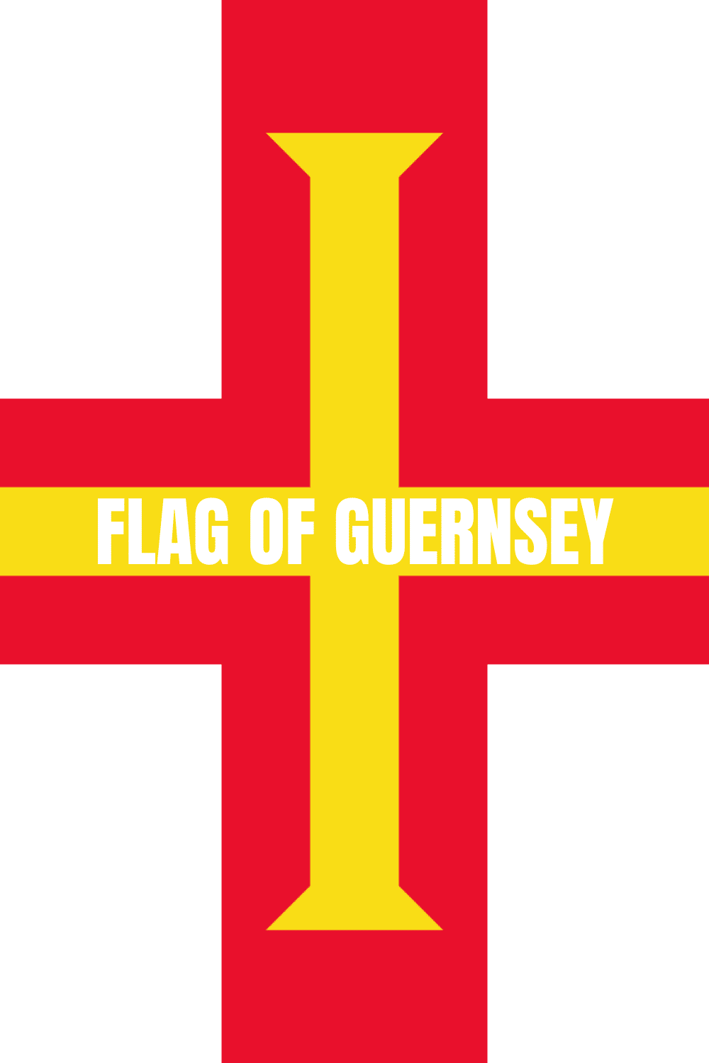 Flag Of Guernsey 8 Flag Of Guernsey