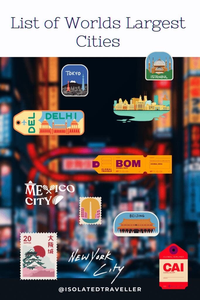 List Of the World's Largest Cities 7 List of Worlds Largest Cities