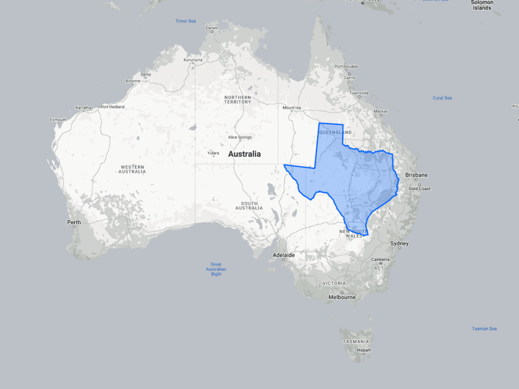 How Big is Texas? 10 Texas Compared to Australia