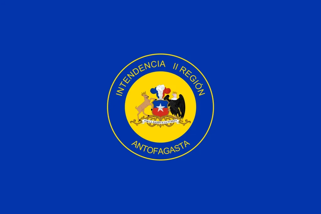 Flag of Antofagasta Region 6 Flag of Antofagasta Region