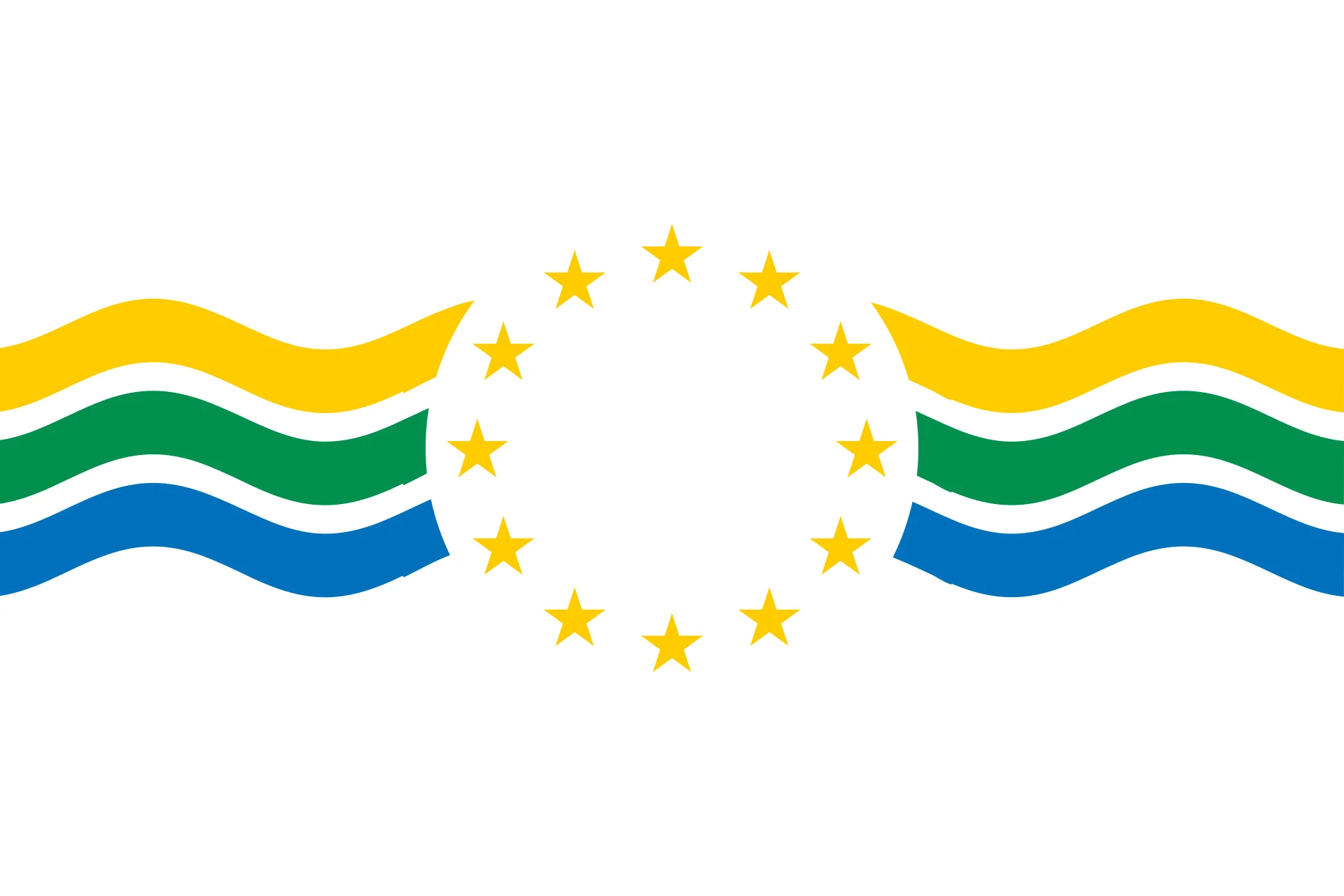 Flag of Los Ríos Region 5 Flag of Los Ríos Region