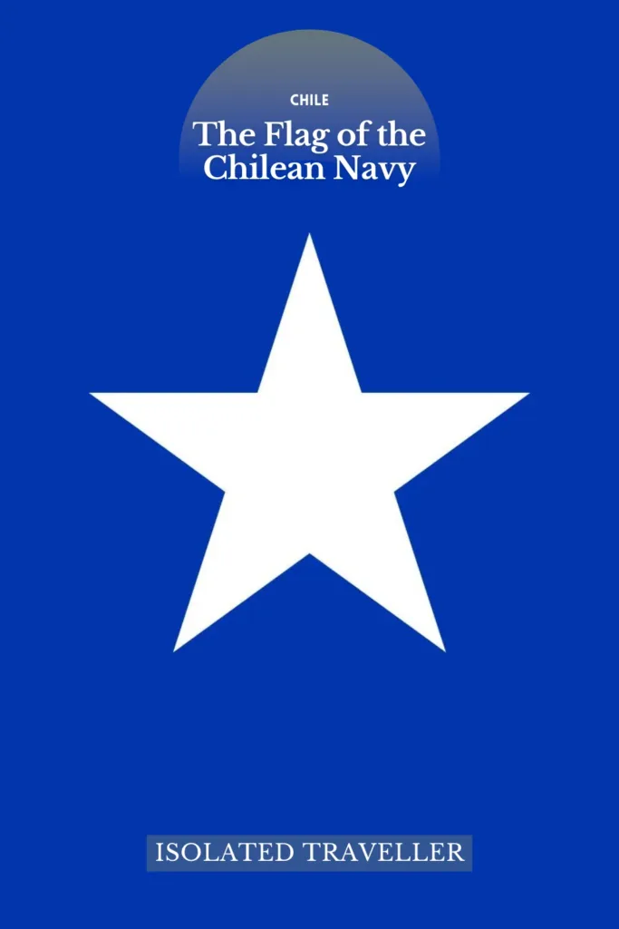 The Flag of the Chilean Navy