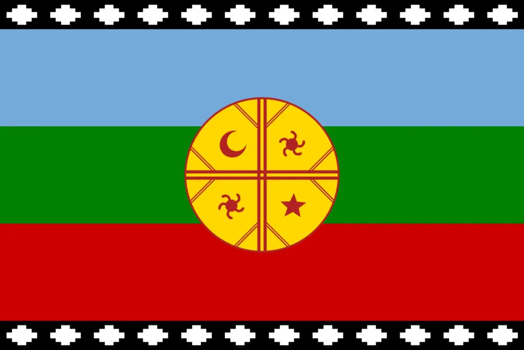 Flags of the Mapuche Territories 11 The flag of Chilean Mapuches