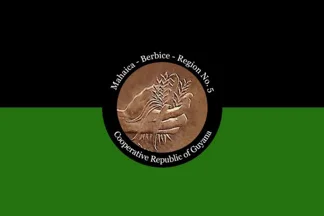 Flag of Mahaica-Berbice Region 7 Flag of Mahaica-Berbice Region