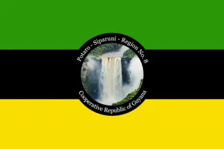 Flag of Potaro-Siparuni Region 7 Flag of Potaro-Siparuni Region