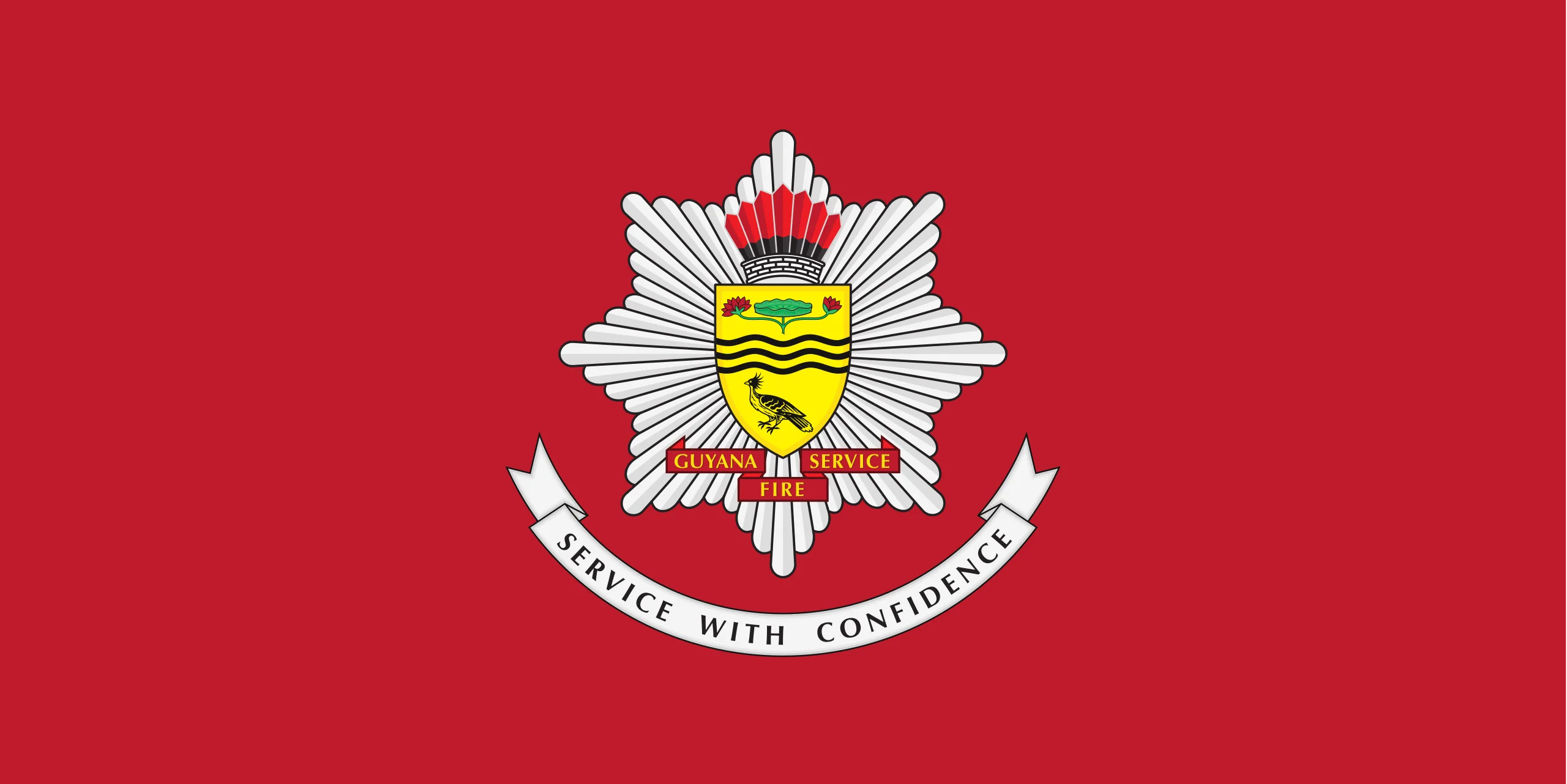 List of Guyanese flags 20 Guyana Fire Service Flag