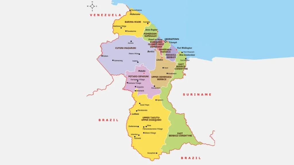 Regions of Guyana 6 Regions of Guyana