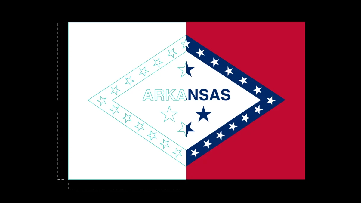 Flag of Arkansas 5 Flag of Arkansas