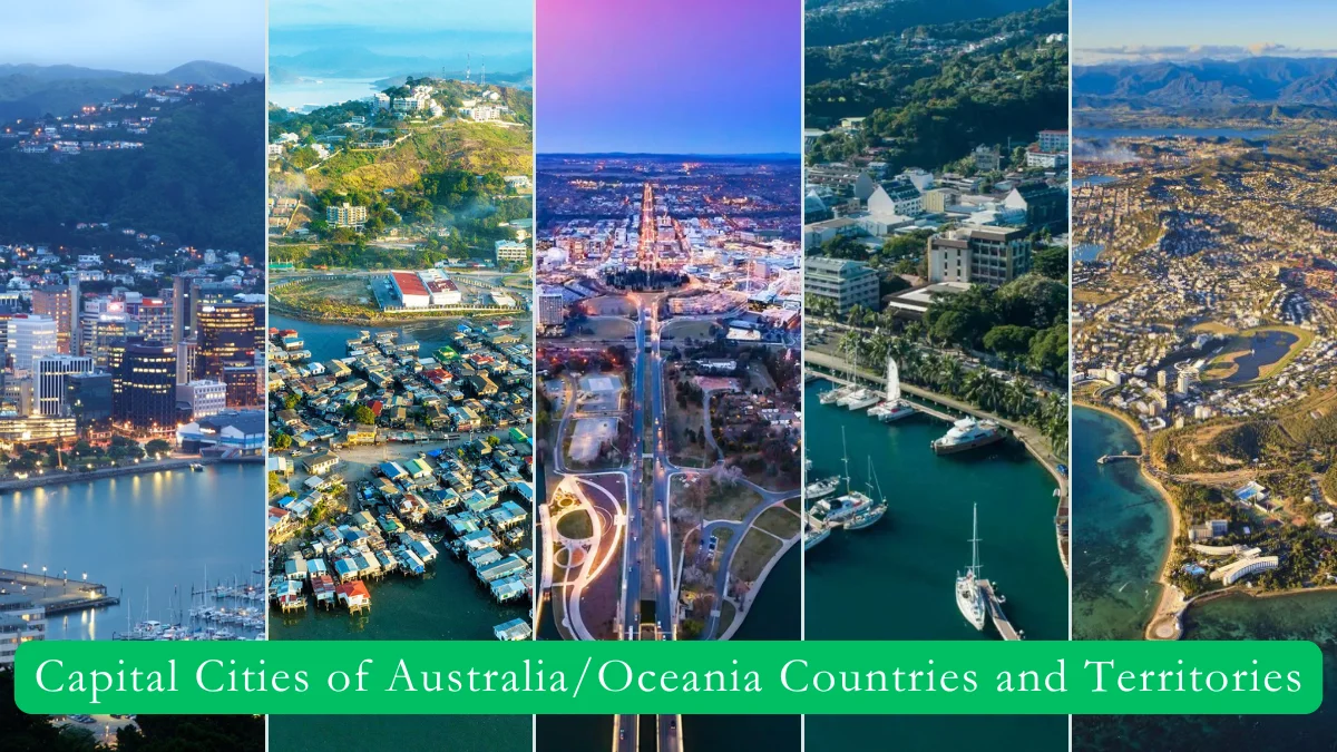 Capital Cities of Australia/Oceania 2 Capital Cities of Australia/Oceania